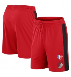 Men Portland Trail Blazers Red Shorts