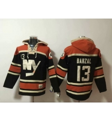 Men New York Islanders 13 Mathew Barzal Stitched Hoody