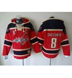 Men Washington Capitals 8 Alex Ovechkin Stitched Hoody