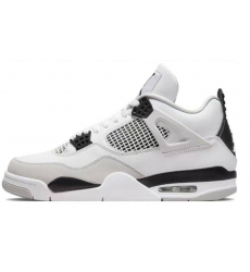 Air Jordan 4 Black White Women Shoes 23K 140