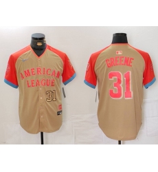 Men American League 31 Riley Greene Cream 2024 All Star Limited Stitched Baseball Jersey 1