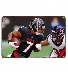 Atlanta Falcons Aluminum Sign 12x8 Inch Bijan Robinson 003