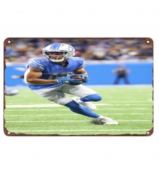 Detroit Lions Aluminum Sign 12x8 Inch Amon Ra St. Brown 003