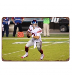 New York Giants Aluminum Sign 12x8 Inch Daniel Jones 004