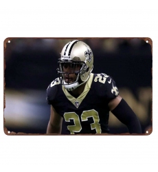 New Orleans Saints Aluminum Sign 12x8 Inch Marshon Lattimore 002