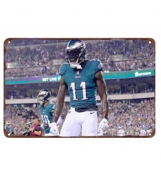 Philadelphia Eagles Aluminum Sign 12x8 Inch A.J. Brown 006