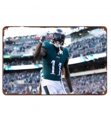 Philadelphia Eagles Aluminum Sign 12x8 Inch A.J. Brown 007