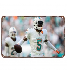 Miami Dolphins Aluminum Sign 12x8 Inch Jalen Ramsey 002