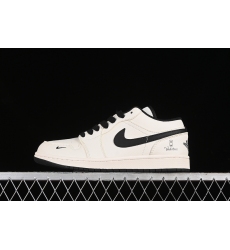 AIR JORDAN 1 LOW WHITE BLACK SJ9950 009