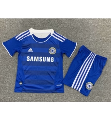 Youth Retro Soccer Jerseys Chelsea Blue II