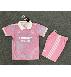 Youth Soccer Jersey Real Madrid Dragon Pink 23 24