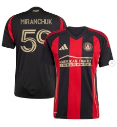 Men's Atlanta United FC Aleksei Miranchuk adidas Black 2025 The Connector Replica Player Jersey