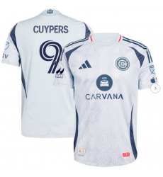 Men's Chicago Fire Hugo Cuypers adidas Light Blue 2025 The Municipal Kit Authentic Player Jersey