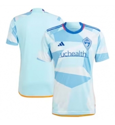 Men Colorado Rapids Blank 2024 25 Away Replica Light Blue