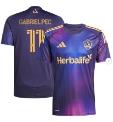 Mens LA Galaxy Gabriel Pec adidas Navy 2025 RIZON Replica Player Jersey