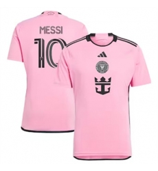 Men Inter Miami CF Lionel Messi 2024 25 Home Replica Pink