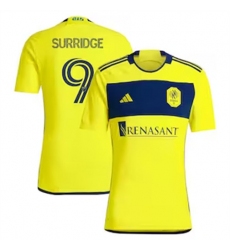 Men Nashville SC Sam Surridge 2024 25 Home Replica Yellow