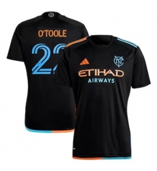 Men New York City FC Kevin O'Toole 2024 25 Away Replica Black