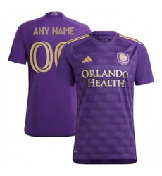 Men Orlando City SC Custom 2023 24 Home Replica Purple