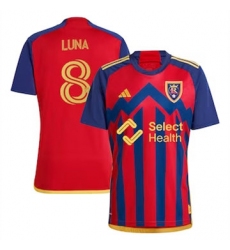 Men Real Salt Lake Diego Luna 2024 25 Away Replica Red