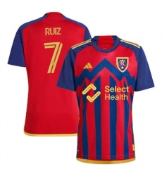 Men Real Salt Lake Pablo Ruiz 2024 25 Away Replica Red