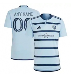 Men Sporting Kansas City Custom 2023 24 Home Replica Light Blue