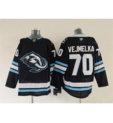 Men Utah Mammoth 70 Karel Vejmelka Navy 2025 Stitched Jersey