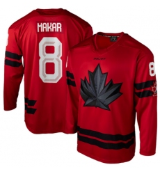 Mens Makar Cale #8 Red Hockey Canada 2026 Replica Jersey