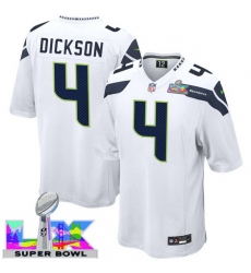 Men Women Youth Seattle Seahawks #4 Michael Dickson 2025 2026 Super Bowl LX F U S E Stitched NFL Jersey White Men Women Youth Seattle Seahawks #4 Michael Dickson 2025 2026 Super Bowl LX F U S E Stitched NFL Jersey White